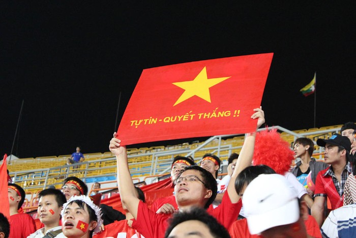 Bất chấp trận hòa kém thuyết phục trước Myanmar, các CĐV Việt Nam vẫn rất lạc quan.